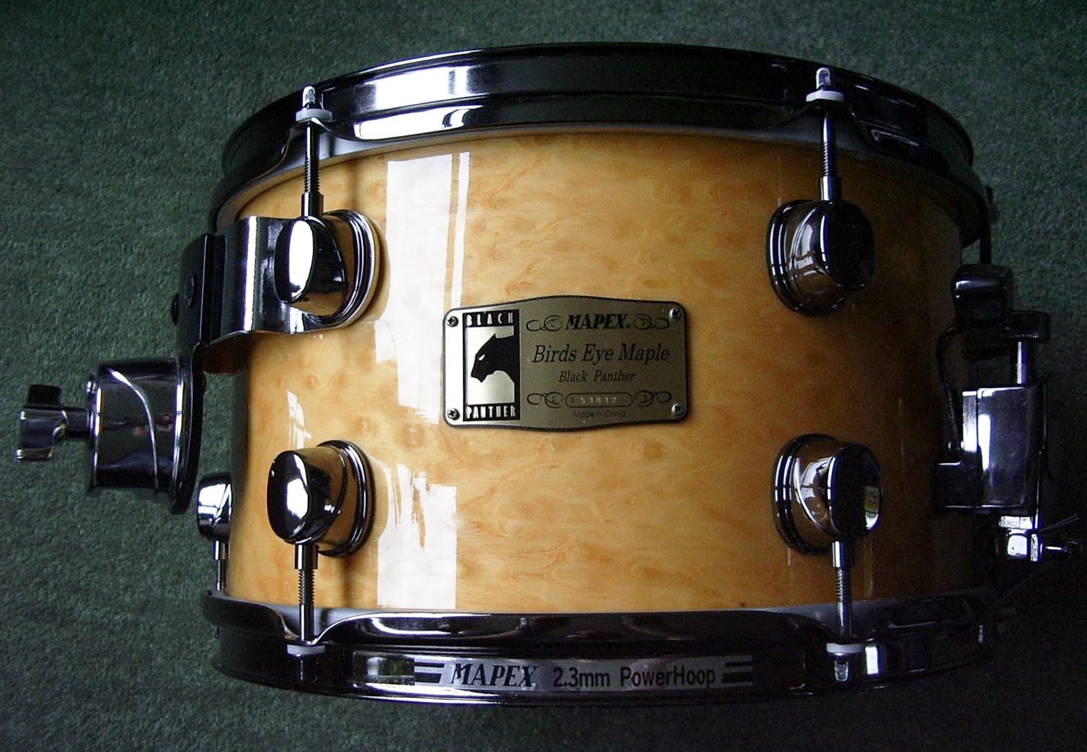 12 x 7 Birds Eye Maple Natural Gloss