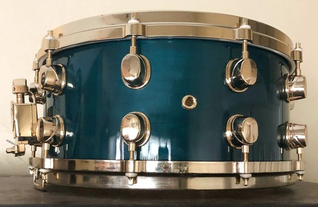 14"x6.5" Maple Deluxe Emerald Green. Photos - Bill (bepdrumsqi)