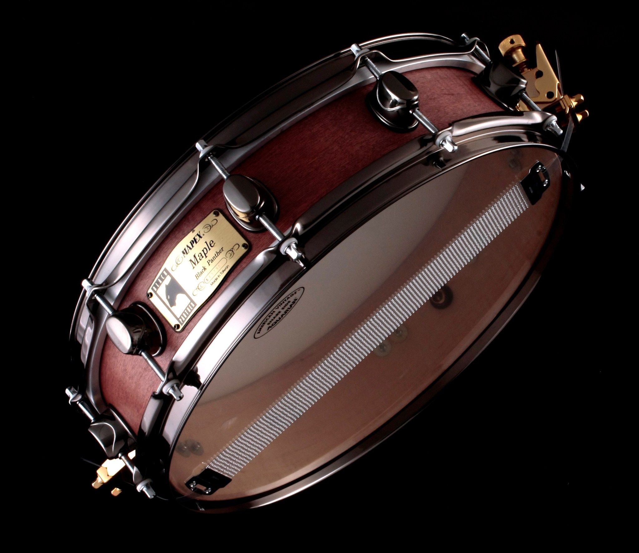 14 x 3.5 Plain Wine Red Piccolo - Japan Only