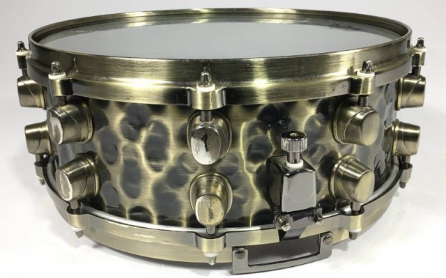 14"x5.5" Ltd. Ed. Bronzed Hammered Brass. Photo - Musicash