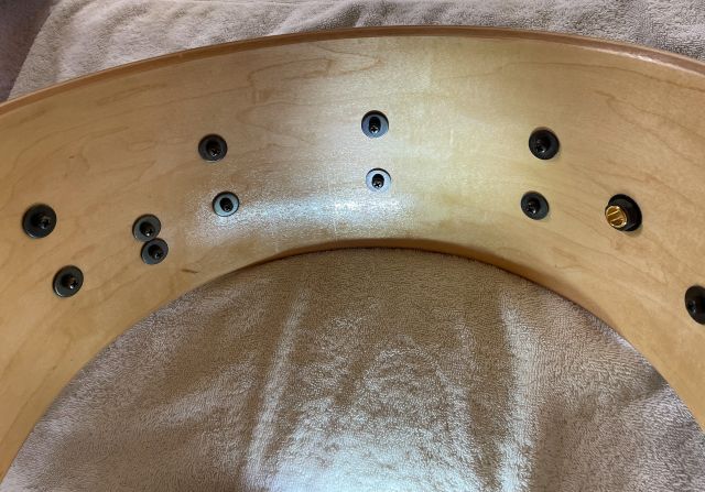 14"x6.5" Maple Deluxe Emerald Green. Photos - Bob Holmes