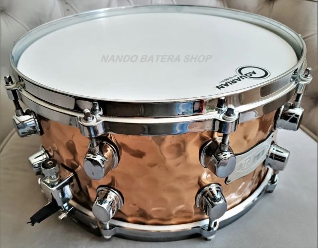 14 x 6.5 Phosphor Bronze Hammered - Brazil Exclusive. Photo - Nando Batera Shop