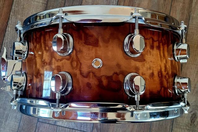 14"x6.5" Ash Burl Coffee Burst Maple Special Edition. Photo used with permission