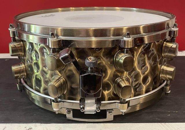 14"x5.5" Ltd. Ed. Bronzed Hammered Brass. Photo - Chris Morley