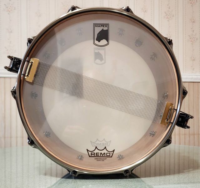 14 x6.5 Thomann Maple Burl Black Limited Edition. Photo - Kevin Anderson