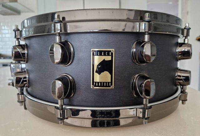 14"x5.5" Flat Black Maple (Black Hardware). Photo - Anthony Johns