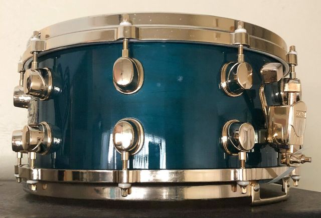 14"x6.5" Maple Deluxe Emerald Green. Photos - Bill (bepdrumsqi)