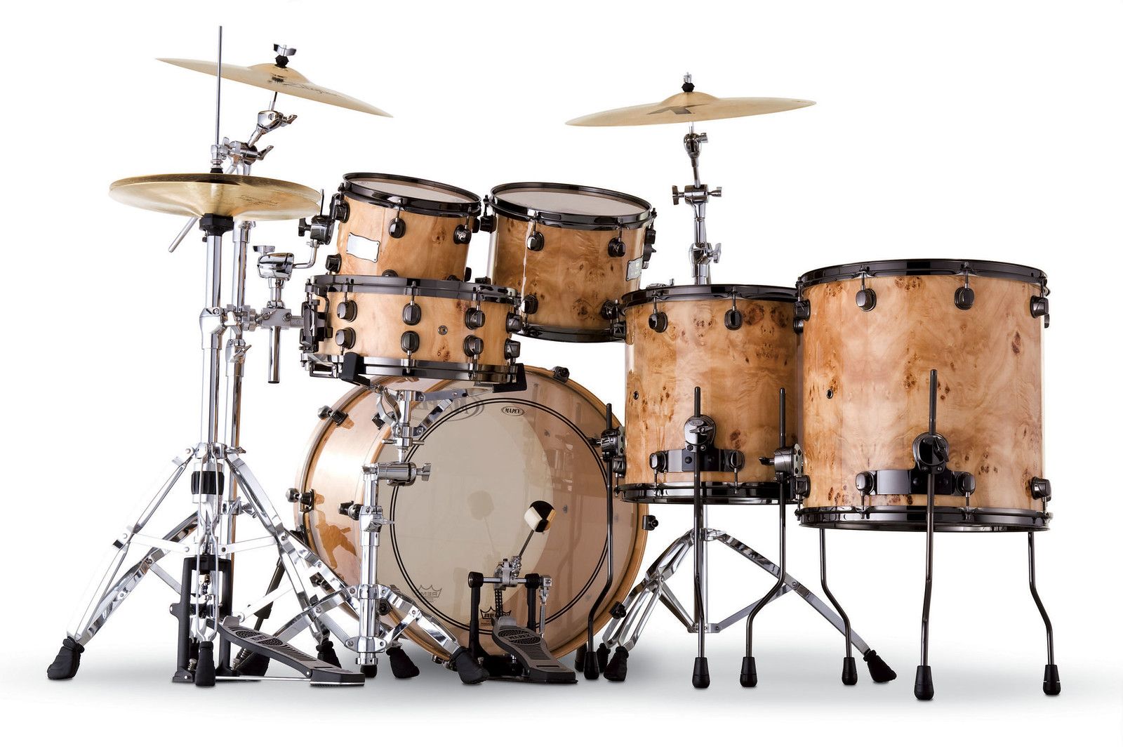 Orion Mapa Burl Limited Edition Kit. Photo - Mapex