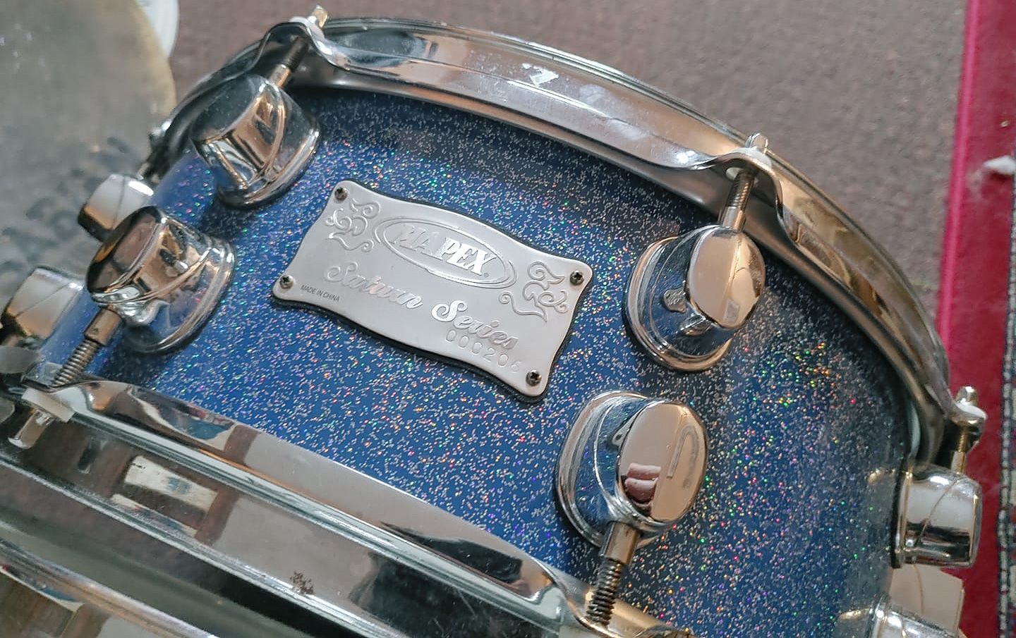 13"x5.5" Saturn Laser Blue. Photo - Riley Lee