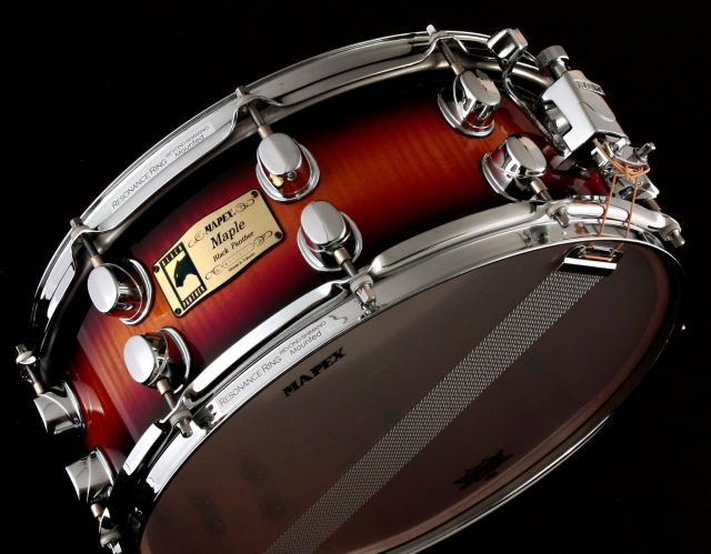 14 x 5.5 Sunburst Flamed Maple - Japan Only. Photo - Mapex Japan