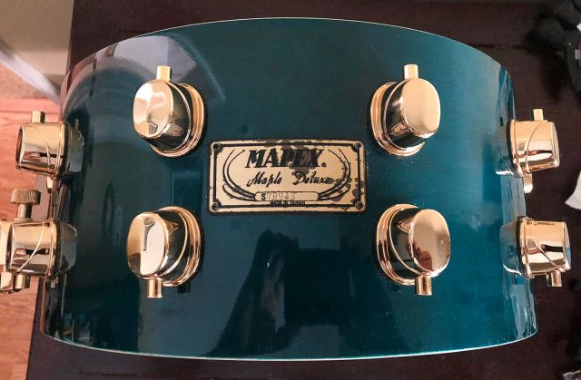 14"x6.5" Maple Deluxe Emerald Green. Photos - Bill (bepdrumsqi)