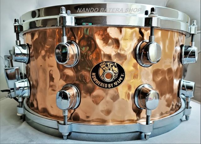 14 x 6.5 Phosphor Bronze Hammered - Brazil Exclusive. Photo - Nando Batera Shop