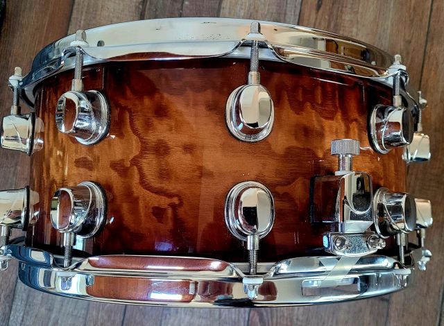14"x6.5" Ash Burl Coffee Burst Maple Special Edition. Photo used with permission