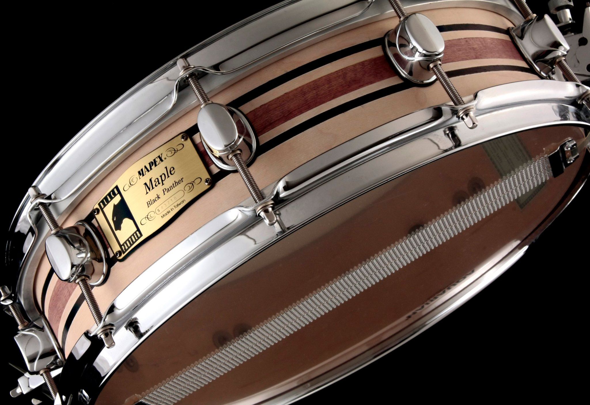 14 x 3.5 Asymmetric Lug Vintage White Oil Piccolo Snare Japan Only