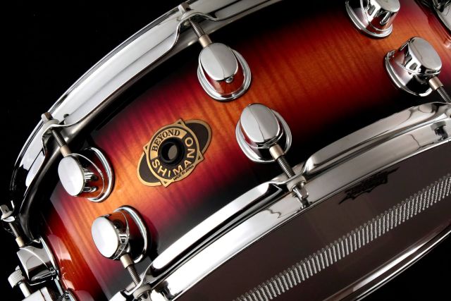 14 x 5.5 Sunburst Flamed Maple - Japan Only. Photo - Mapex Japan