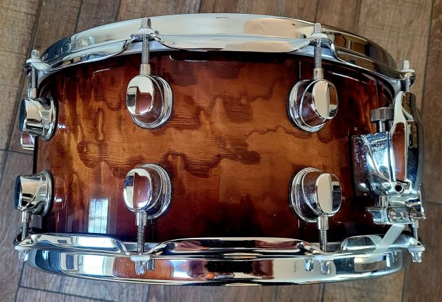 14"x6.5" Ash Burl Coffee Burst Maple Special Edition. Photo used with permission