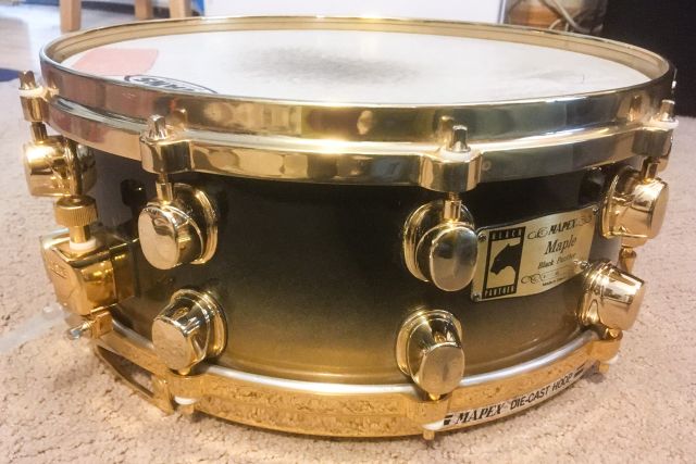 14"x5.5" Gold Fade Maple. Photo - Rob James