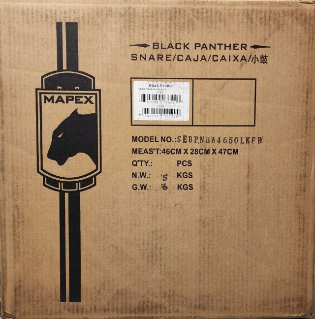 14 x6.5 Thomann Maple Burl Black Limited Edition. Photo - Kevin Anderson