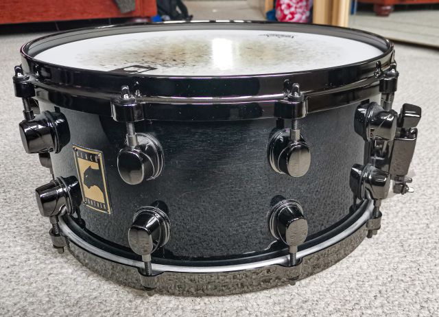 14"x6.5" Black Lacquered Maple. Photo - Elias Chrysochos